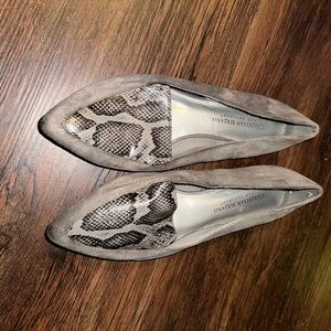 Christian Siriano Snake Print flats